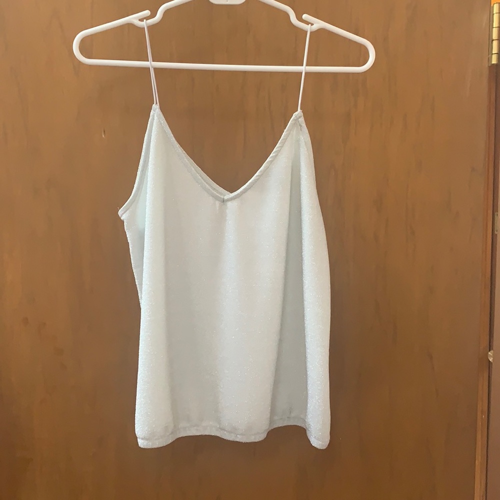 Express Shimmer Tank Top